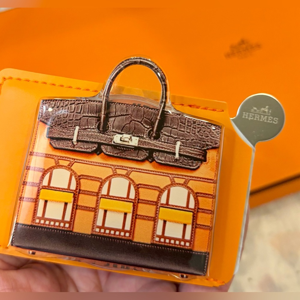 🧡NWT HERMÈS Accs. Travel Size Fragrances/Lipstick/Birkin Pop Socket/Mirror 🧡 - Picture 11 of 12